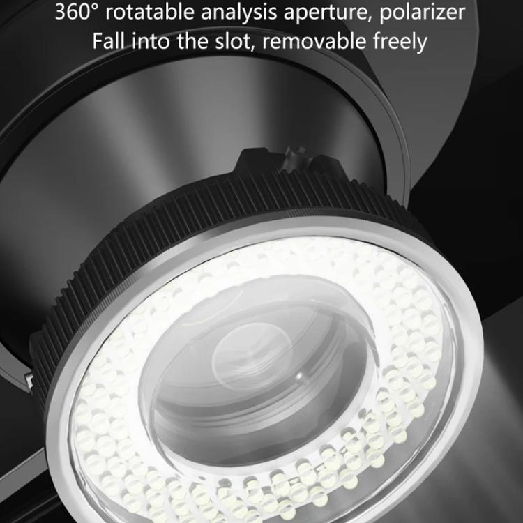 Lampada a LED polarizzata ad anello per microscopio per riparazione di telefoni cellulari, 96 perline, luci di riempimento antiriflesso, MY-038 96 Beads