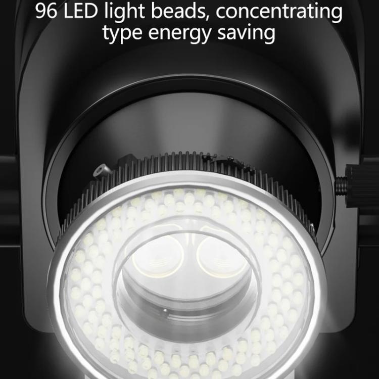 Lampada a LED polarizzata ad anello per microscopio per riparazione di telefoni cellulari, 96 perline, luci di riempimento antiriflesso, MY-038 96 Beads