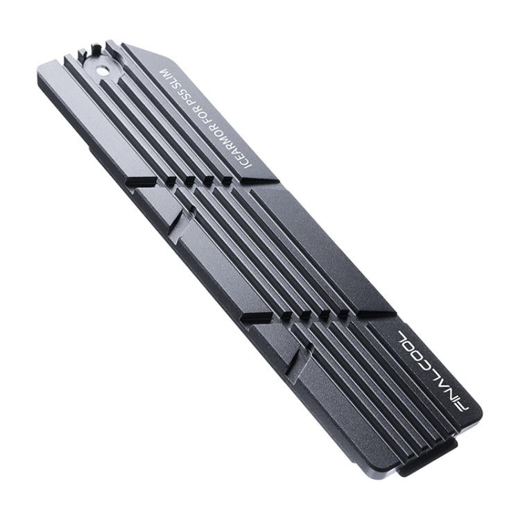 Per PS5 Slim / Pro FinalCool M.2 2280 NVME SSD Radiatore Dissipatore di calore in lega di alluminio integrato, M.2 2280 NVME SSD Radiator