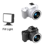 Mini telecamera digitale portatile Ultra HD 2K da 48 milioni di pixel, Black, White, White+Fill Light, Black+Fill Light