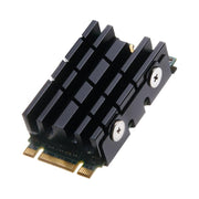 Dissipatore di calore per unità a stato solido SSD M.2 2242 FinalCool Radiatore in alluminio, M.2 2242 Black