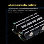 Dissipatore di calore per unità a stato solido SSD M.2 2242 FinalCool Radiatore in alluminio, M.2 2242 Black
