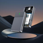 JEYI mSATA a USB 3.1 Tipo-C 6 Gbps SSD Enclosure Adapter Case Custodia SSD esterna in alluminio, JEYI