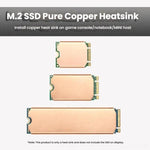 Dissipatore di calore SSD in rame puro per console di gioco / laptop / mini host, FinalCool M.2 2242, FinalCool M.2 2280