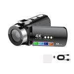 Videocamera digitale WiFi HD 4K con microfono wireless