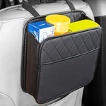 Borsa portaoggetti multifunzionale per sedile posteriore auto, cestino per rifiuti in pelle per auto, prodotti decorativi