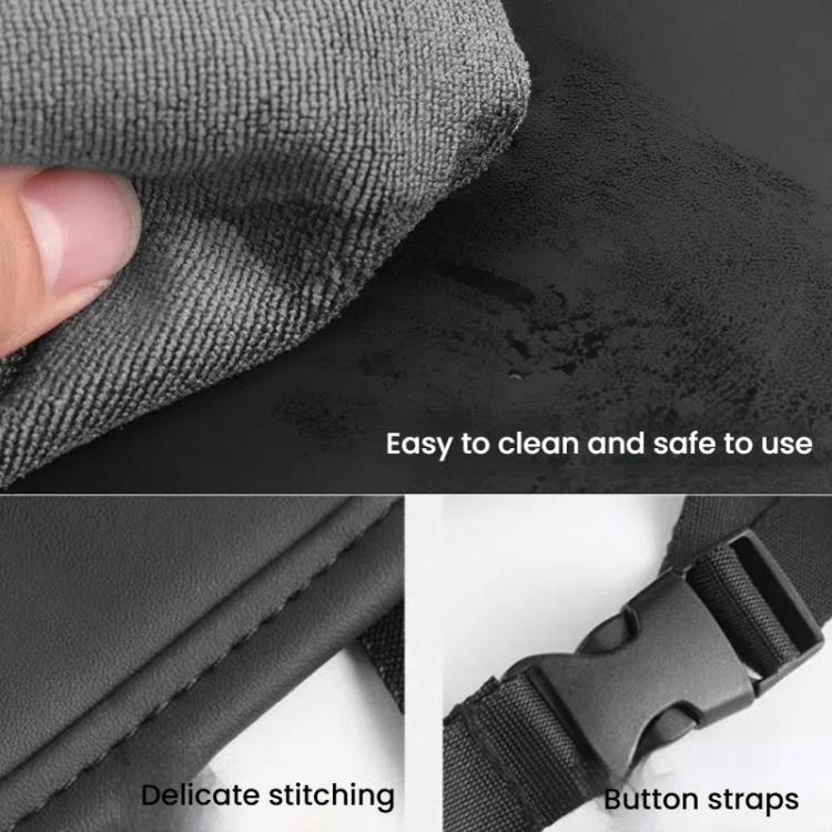 Borsa portaoggetti multifunzionale per sedile posteriore auto, cestino per rifiuti in pelle per auto, prodotti decorativi