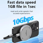 Blueendless M3NPD M.2 NVMe 2230/2242 Scatola per disco rigido magnetico per telefono, M3NPD