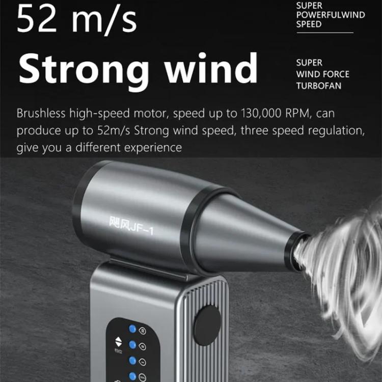 Soffiatore per polvere portatile per auto Hurricane Turbo Fan ad alta velocità e senza spazzole, JF-1