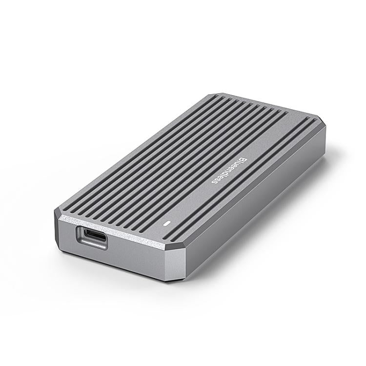Blueendless M.2 Nvme SSD Box Lettore di dischi rigidi da 40 Gbps, USB4 Box, USB4 Box with RGB Lights + Fan