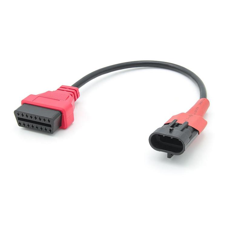 Per SYM SANYANG Moto OBD Cavo 3Pin a OBD2 16Pin Adattatore Diagnostico Scanner Cavo di Estensione