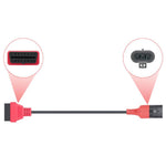 Per SYM SANYANG Moto OBD Cavo 3Pin a OBD2 16Pin Adattatore Diagnostico Scanner Cavo di Estensione