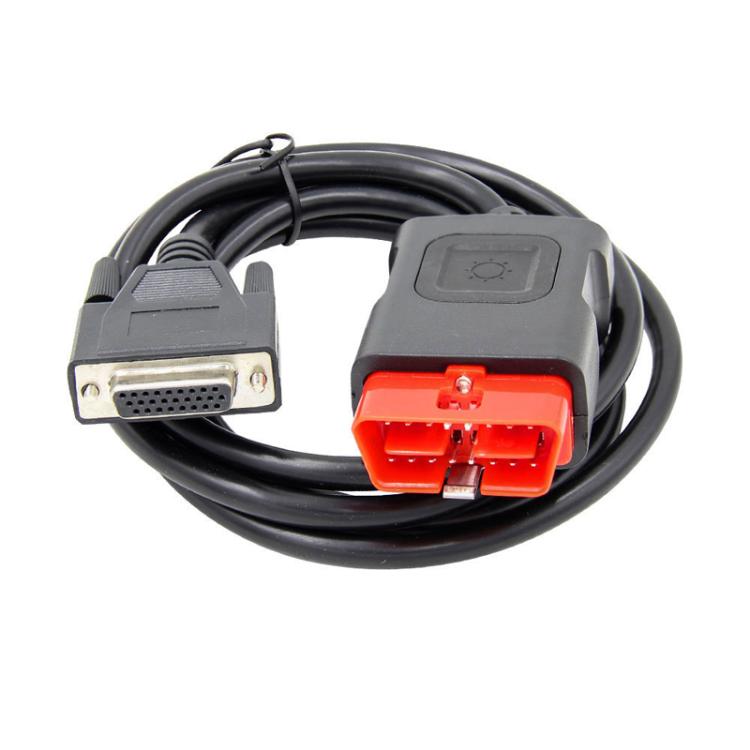 Cavo diagnostico OBDII con luce LED Connettore cavo principale Strumento diagnostico per autocarri, For DS150E, For Multidiag / VD150