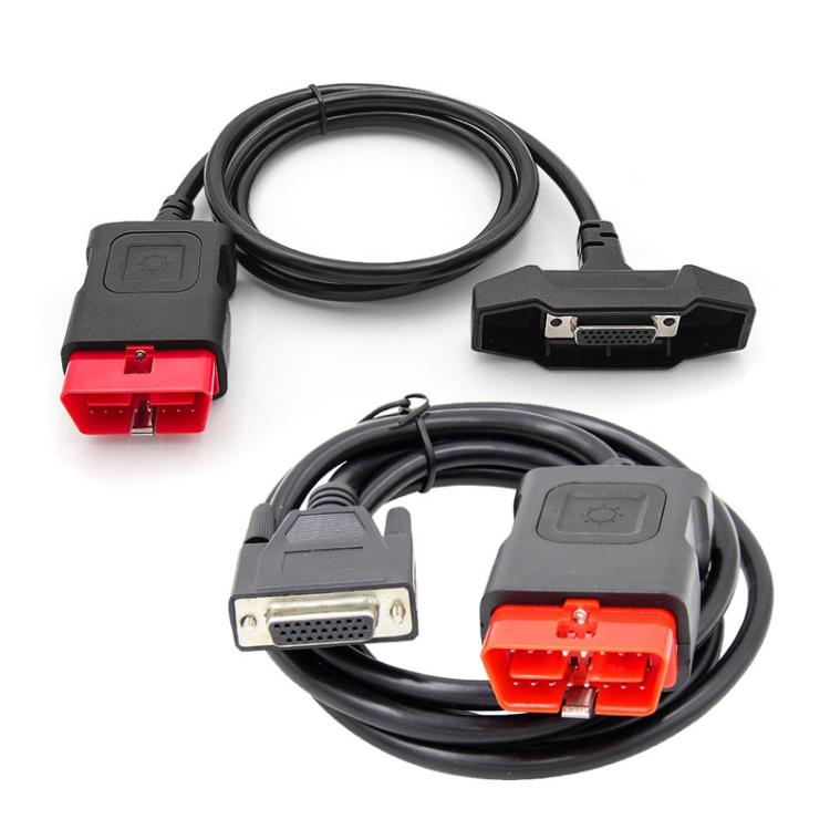 Cavo diagnostico OBDII con luce LED Connettore cavo principale Strumento diagnostico per autocarri, For DS150E, For Multidiag / VD150