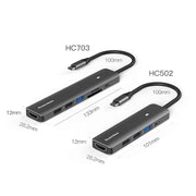 Stazione di aggancio multifunzionale di tipo C Blueendless, 5-in-1 HDMI + PD + USB3.0 + USB2.0 x 2, 7-in-1 HDMI + PD + USB3.0 + USB2.0 x 2 + SD + TF