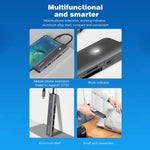Stazione di aggancio multifunzionale di tipo C Blueendless, 5-in-1 HDMI + PD + USB3.0 + USB2.0 x 2, 7-in-1 HDMI + PD + USB3.0 + USB2.0 x 2 + SD + TF