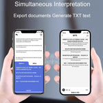 X9 8 in 1 AI modello grande Traduttore simultaneo Offline Chiamate vocali e video