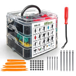 Kit di rimozione dei fermagli di fissaggio per auto, set di fermagli per auto, 680pcs /Set