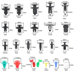 Kit di rimozione dei fermagli di fissaggio per auto, set di fermagli per auto, 680pcs /Set