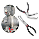 Pinza per scollegare la spina del cablaggio dell'auto, pinza per scollegare la linea del carburante e la linea elettrica, pinza per la rimozione del tubo flessibile, Bent Nozzle, Straight Nozzle