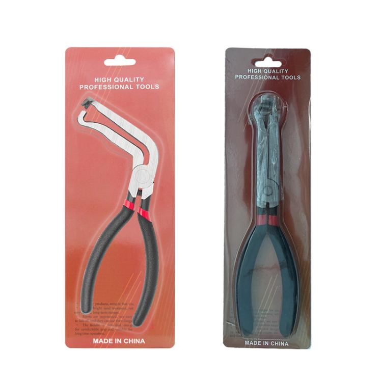 Pinza per scollegare la spina del cablaggio dell'auto, pinza per scollegare la linea del carburante e la linea elettrica, pinza per la rimozione del tubo flessibile, Bent Nozzle, Straight Nozzle