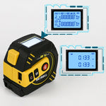 Telemetro laser ricaricabile 2 in 1 con metro a nastro 5 m
