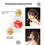 Luce LED fotografica 102 LED con treppiede regolabile
