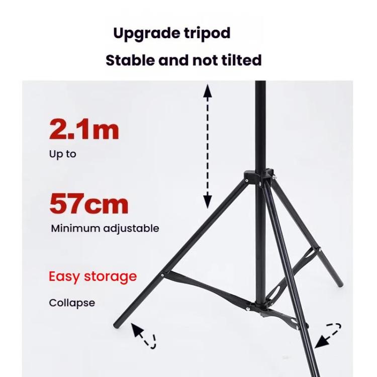 Luce LED fotografica 102 LED con treppiede regolabile