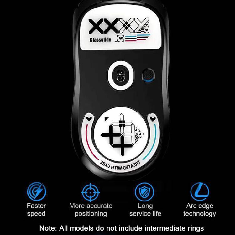 Per i piedini del mouse in vetro Logitech GPW Adesivi antiscivolo Pattini per mouse