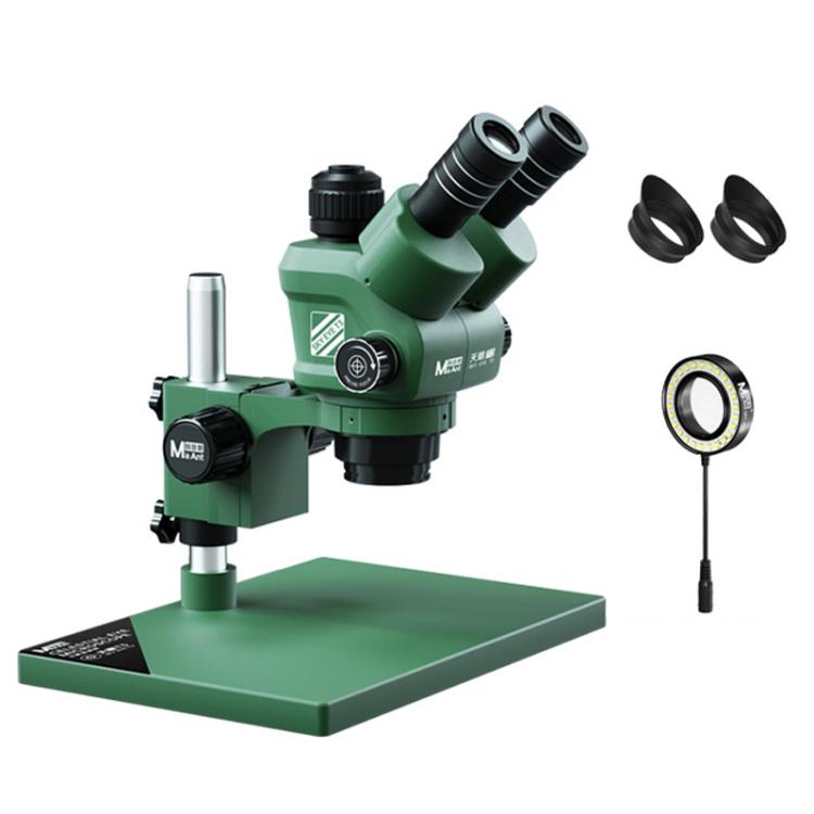 Microscopio stereo trinoculare Riparazione di telefoni cellulari Microscopio ottico per circuiti elettronici HD, MaAnt T3