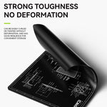 Tappetino isolante termico per banco da lavoro per riparazione computer e telefoni cellulari, tappetino in silicone inodore resistente alle alte temperature, M3 (Black)