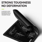 Tappetino isolante termico per banco da lavoro per riparazione computer e telefoni cellulari, tappetino in silicone inodore resistente alle alte temperature, M3 (Black)