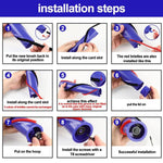 Strisce di peluche per spazzola Dyson V7 V8 V10 V11