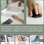 Cheerdots 2 Smart Mouse magnetico diviso ad aria Mouse wireless Bluetooth a doppia modalità, Black Basic, Dark Grey Basic, Black Recording, Dark Grey Recording