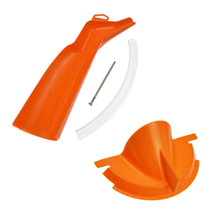 3 pezzi / set per moto Harley imbuto di plastica per deviatore di olio esausto multifunzionale