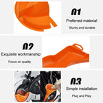 3 pezzi / set per moto Harley imbuto di plastica per deviatore di olio esausto multifunzionale