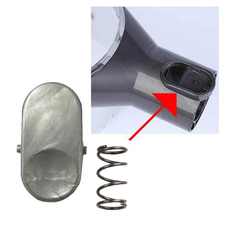 Per Dyson V6/DC Aspirapolvere Pulsante Contenitore Polvere con Molla Parti di Ricambio
