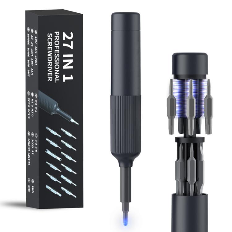Kit di utensili per cacciavite di precisione a doppia punta 27 in 1, mini strumento di riparazione per telefono cellulare, computer, occhiali