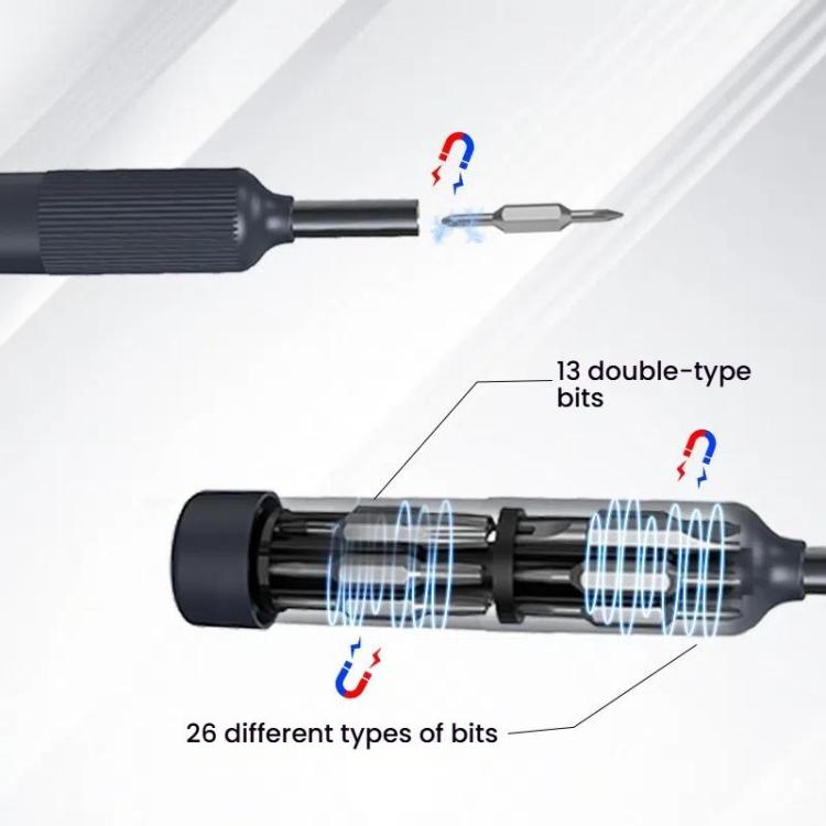 Kit di utensili per cacciavite di precisione a doppia punta 27 in 1, mini strumento di riparazione per telefono cellulare, computer, occhiali
