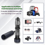 Kit di utensili per cacciavite di precisione a doppia punta 27 in 1, mini strumento di riparazione per telefono cellulare, computer, occhiali