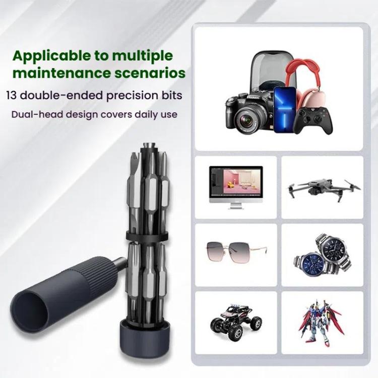 Kit di utensili per cacciavite di precisione a doppia punta 27 in 1, mini strumento di riparazione per telefono cellulare, computer, occhiali