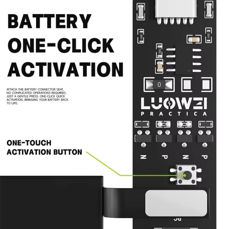 Piastra di attivazione della batteria, LUOWEI LW-B01 For Android, LUOWEI LW-B02 For Apple