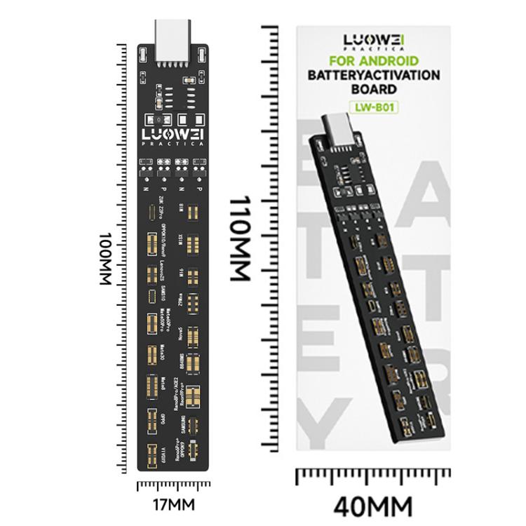 Piastra di attivazione della batteria, LUOWEI LW-B01 For Android, LUOWEI LW-B02 For Apple
