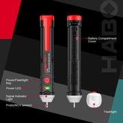 HABOTEST HT85 Tester elettrico senza contatto Rilevatore di tensione CA, HT85