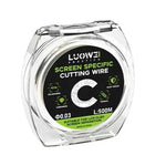 LUOWEI 500M Filo di acciaio per separazione dello schermo del telefono cellulare Filo di taglio, A 0.02mm, B 0.028mm, C 0.03mm, D 0.035mm
