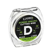 LUOWEI 500M Filo di acciaio per separazione dello schermo del telefono cellulare Filo di taglio, A 0.02mm, B 0.028mm, C 0.03mm, D 0.035mm