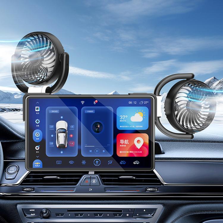 Ventilatore angolare con schermo pieghevole a tre vie per auto