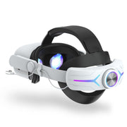 Per Meta Quest 2 VR RGB Head Strap Fascia regolabile Batteria integrata da 8000 mAh, For Meta Quest 2 (Gaming White), For Meta Quest 2 (Gaming Black), For Meta Quest 2 (White)