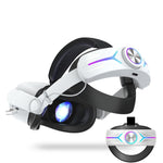 Fascia Meta Quest 2 con batteria integrata 8000 mAh e luce RGB