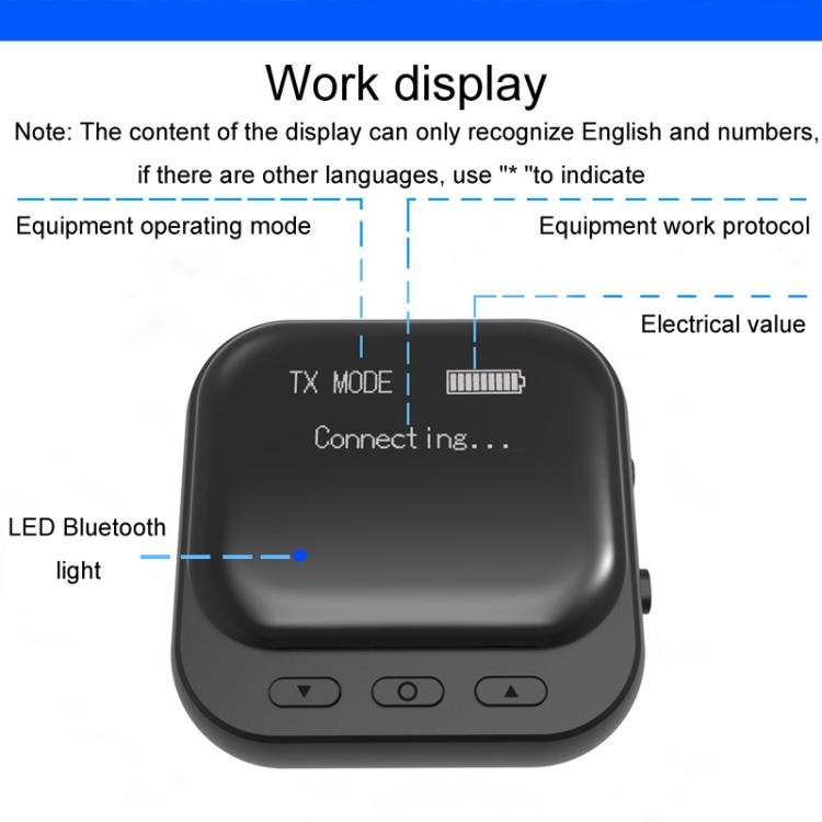 Ricevitore Bluetooth 5.2 TR82 2 in 1 trasmetti e ricevi